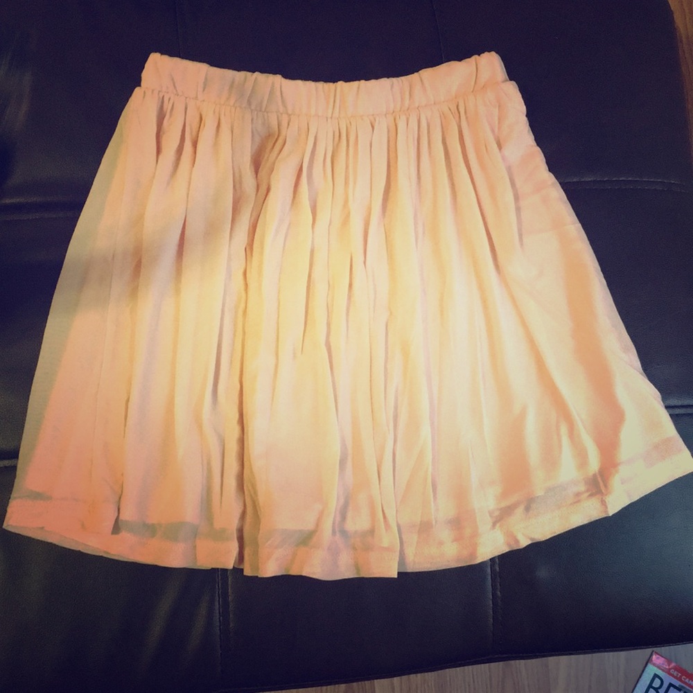 Light pink skater skirt